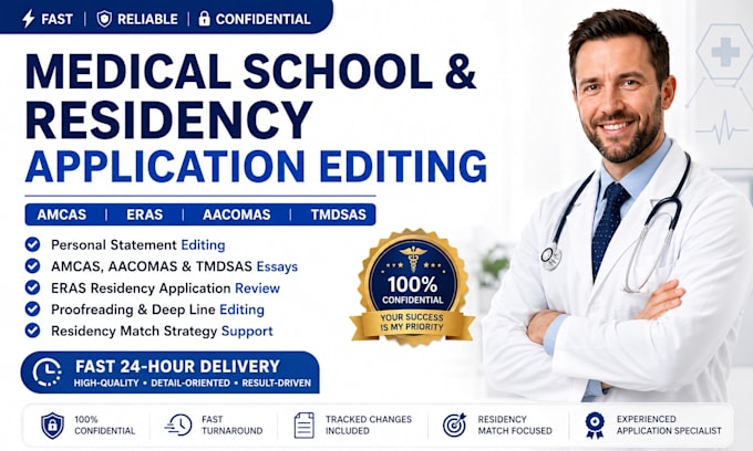 edit and strengthen your medical school or residency personal statement