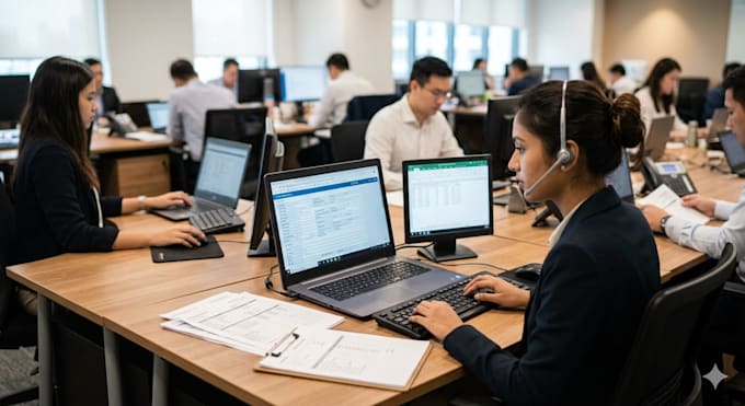 do data entry, pdf to excel, copy paste and web research