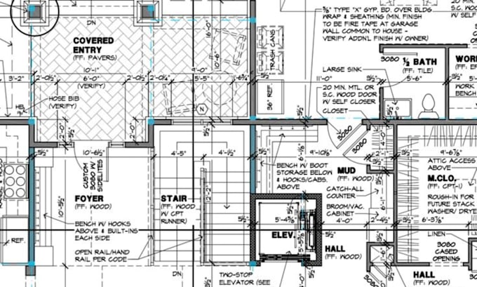 do autocad draftman 2d floor plan draw 3d rendering floor plan for house plan