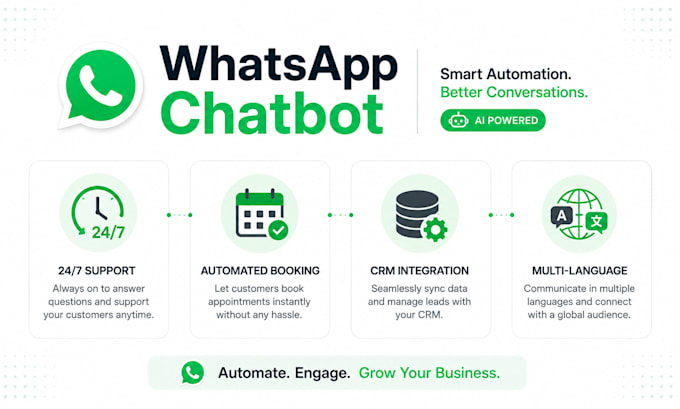build a whatsapp ai chatbot for booking ordering and support