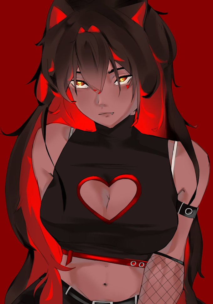 draw anime style art commissions