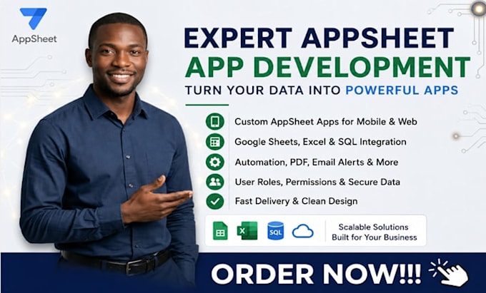be google appsheet expert, build custom mobile, web apps using appsheet
