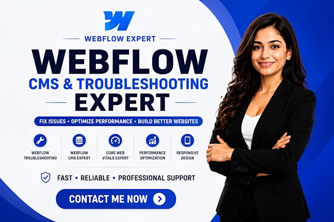 webflow design, fix webflow website, webflow developer, webflow cms expert