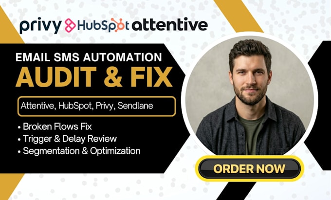 audit fix attentive hubspot privy sendlane email sms automation