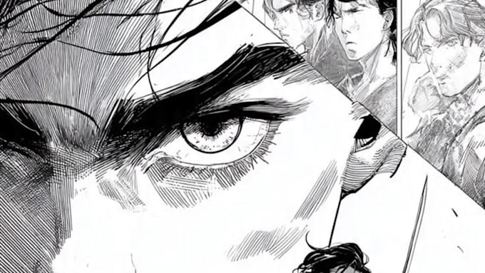 create comic manga illustration