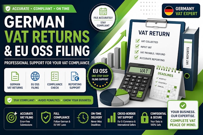 prepare german vat returns and eu oss filing support vat compliance