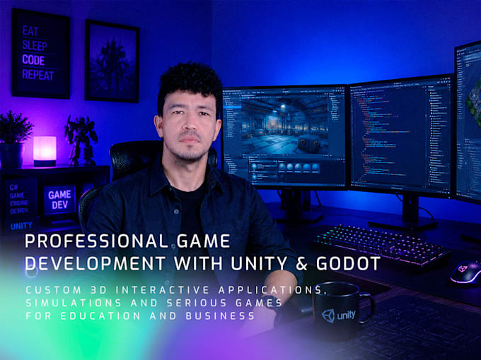 develop interactive 3d solutions and simulations