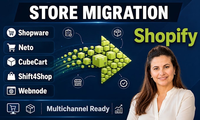 migrate shopware neto cubecart shift4shop webnode store to shopify multichannel