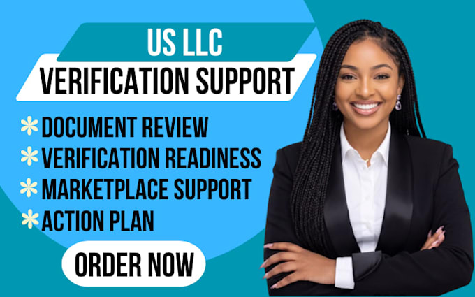 help verify your US llc for amazon stripe paypal and etsy