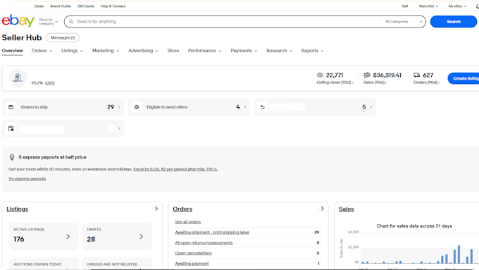 be your professional ebay virtual assistant