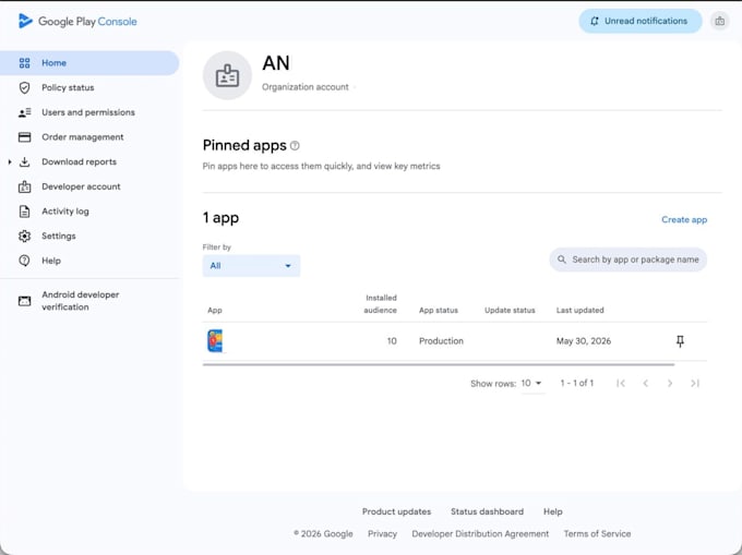 create google developer organazation and individual high quality
