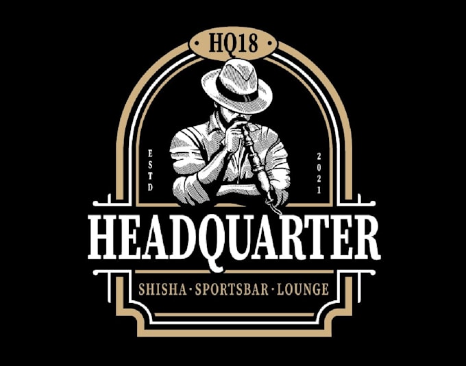 design an elegant lounge logo for premium venues