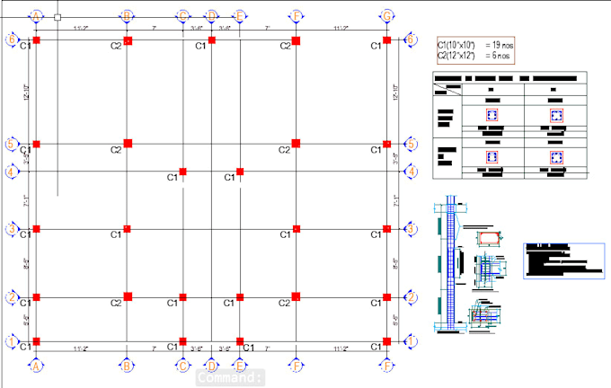 prepare autocad 2d plans, details, and quantity takeoff boq