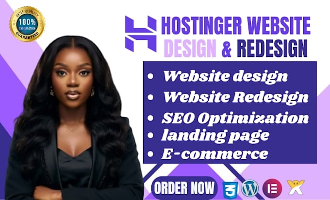 hostinger website design word press website design