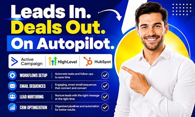 setup activecampaign ghl hubspot CRM workflows email sequences lead nurturing