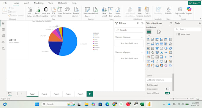 create a custom excel dashboard or financial tracker for you