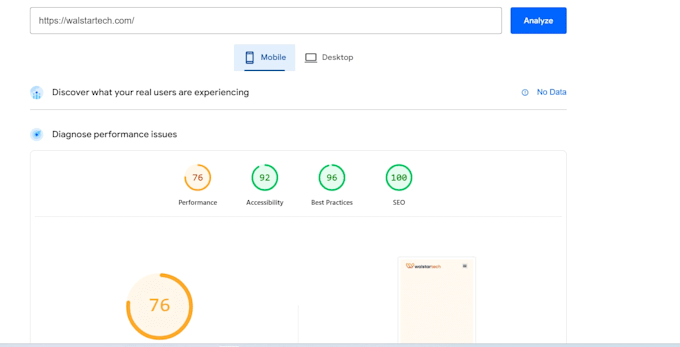 ai driven services for website