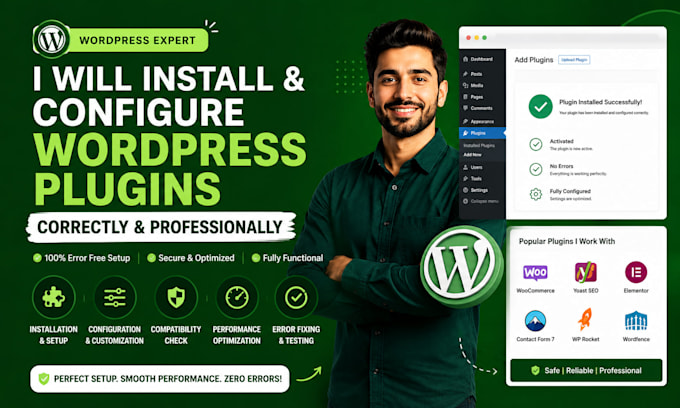 install and configure wordpress plugins correctly for optimal performance