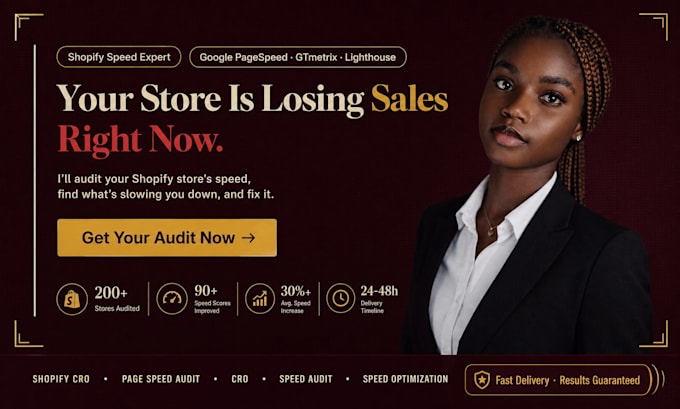 do shopify speed audit for conversion rate optimization cro