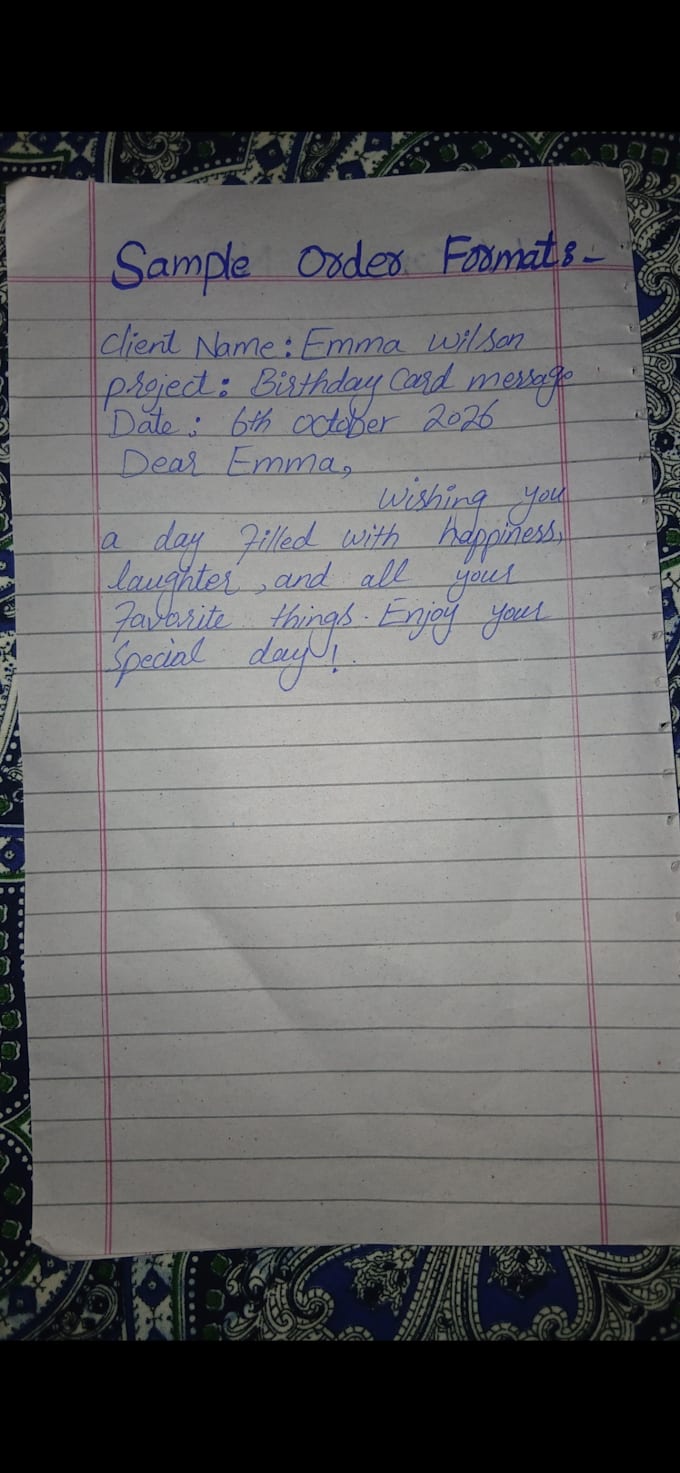 do neat english and urdu handwriting for notes and assignments