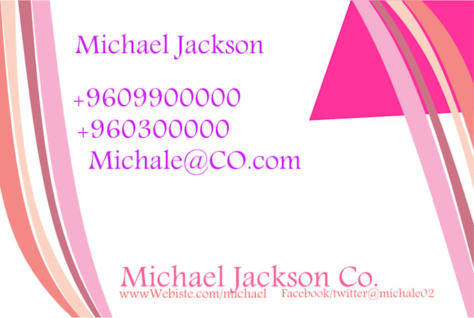 make simple and easy business cards