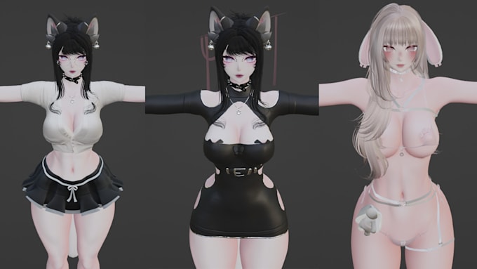 customize your avatar with existing 3d assets