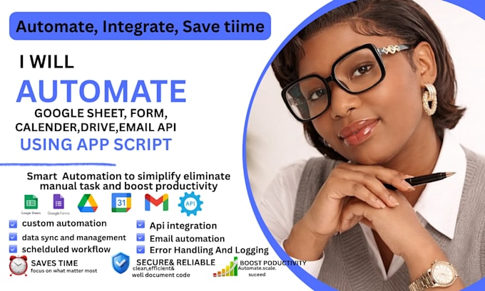 create google sheets automation, apps script workflows and API integrations