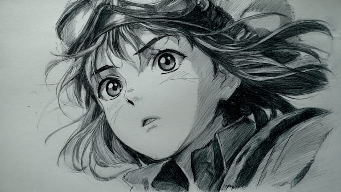 draw rough pencil sketch