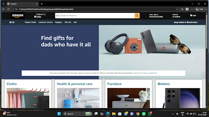 create a responsive HTML CSS landing page