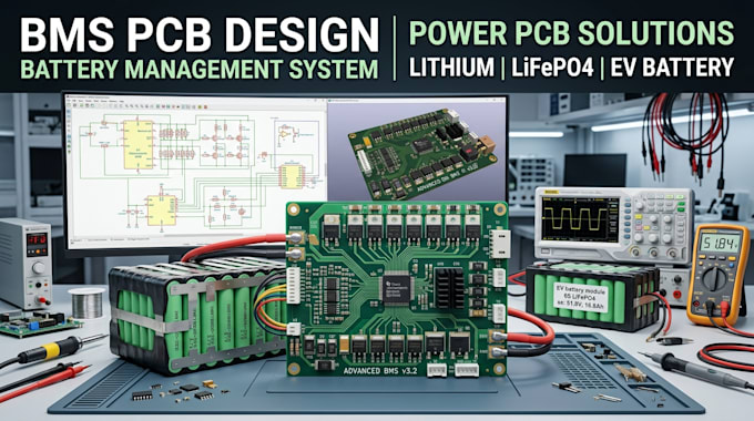 design bms pcb, battery management system and power pcb solutions