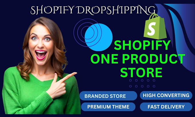 create premium one product shopify store