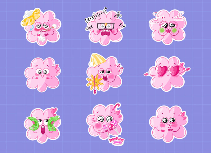 create cute custom sticker designs