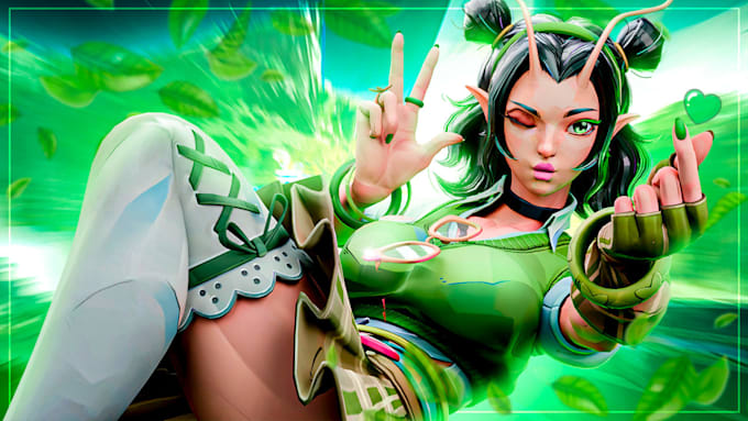 create professional 3d marvel rivals youtube thumbnails