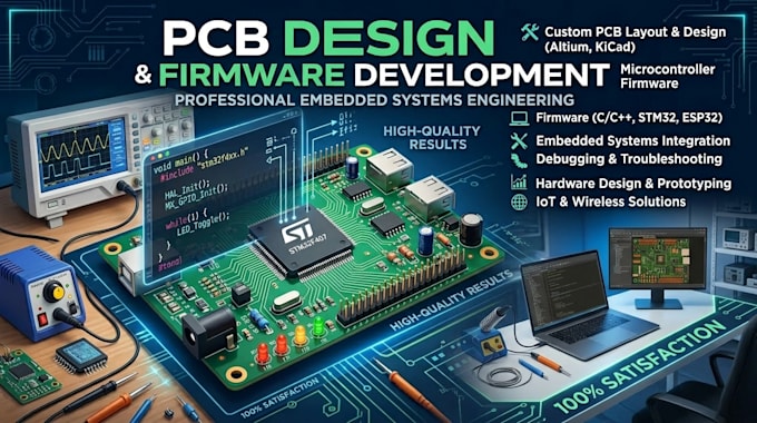 build custom embedded systems and pcb hardware