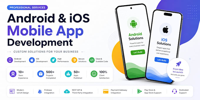 develop android and ios mobile apps for your business