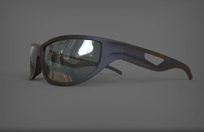 create realistic 3d sunglasses, eyewear modeling and product rendering