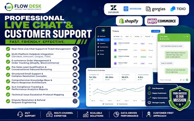 provide live chat support virtual assistant, customer care, ecommerce support