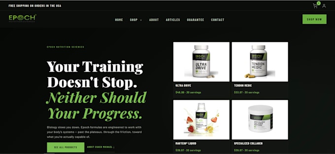 develop complete functional website