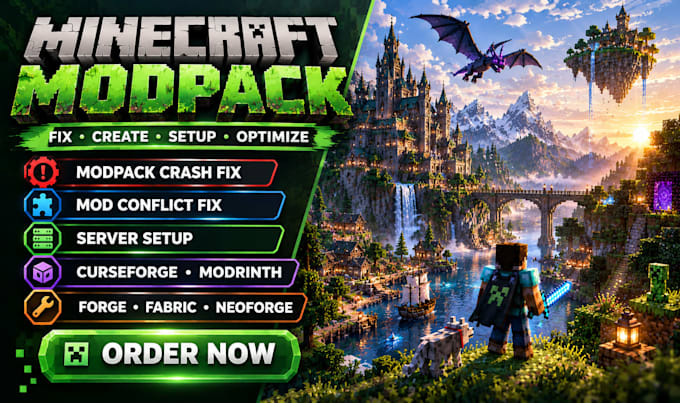 create minecraft modpack modded server curseforge modrinth forge fabric neoforge