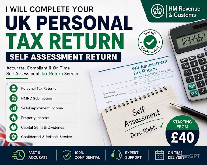 complete your UK personal tax return, self assessment return