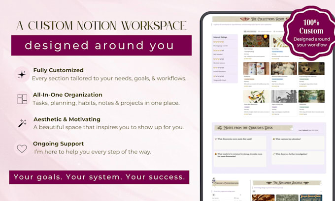 create a custom notion workspace