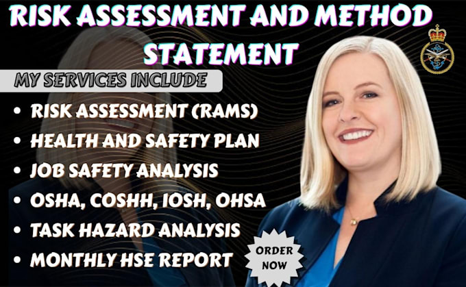 write professional method statements risk assessments and rams documents