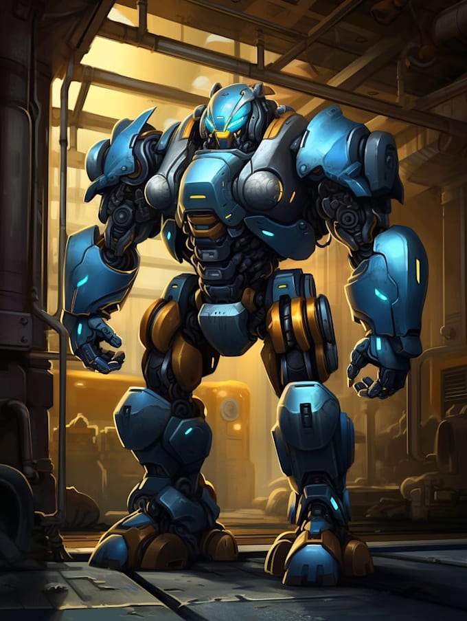 draw , transformers,  robot in anime manga style