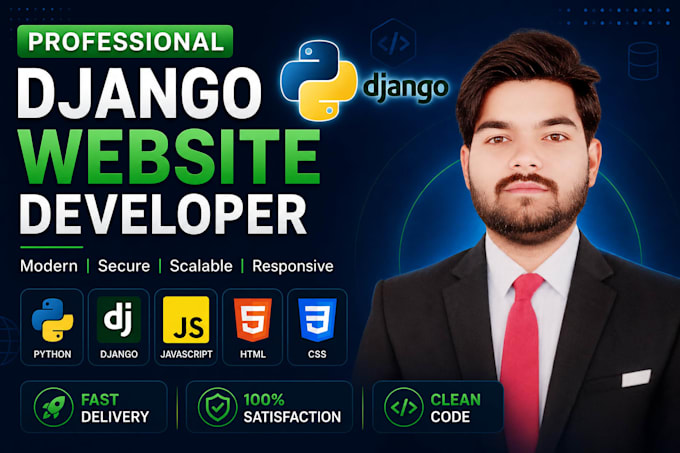 build a responsive website using python django