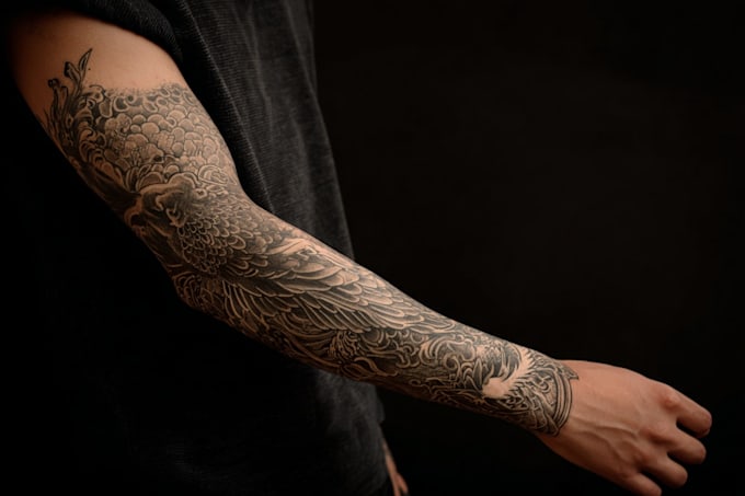 design custom tattoo , tattoo sleeve