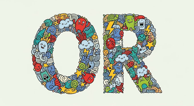 draw doodle art name or merch design