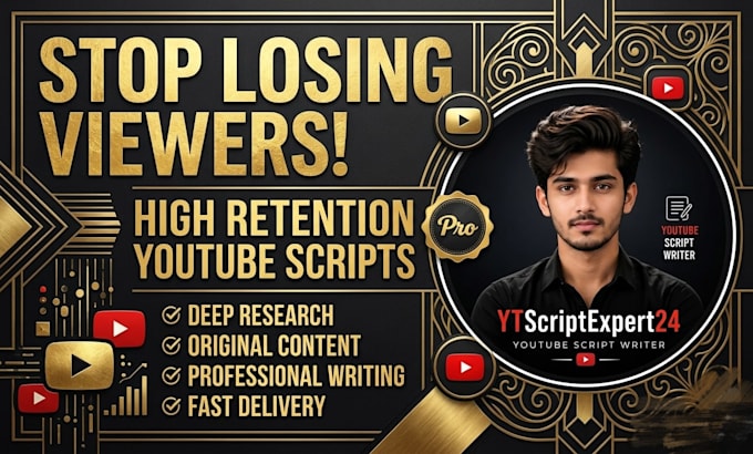 write high retention youtube scripts for cash cow channels