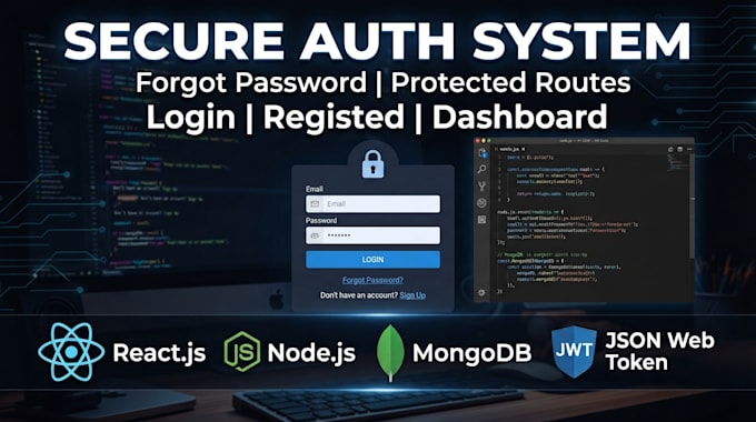 build mern stack website with user authentication and login system