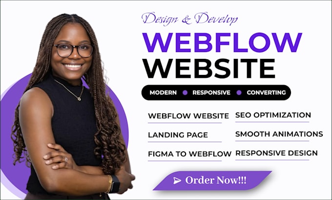 webflow website design develop webflow website webflow landing page