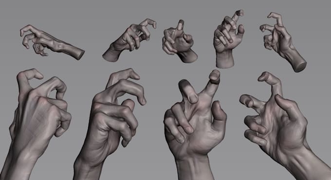 make a highpoly 3d character model